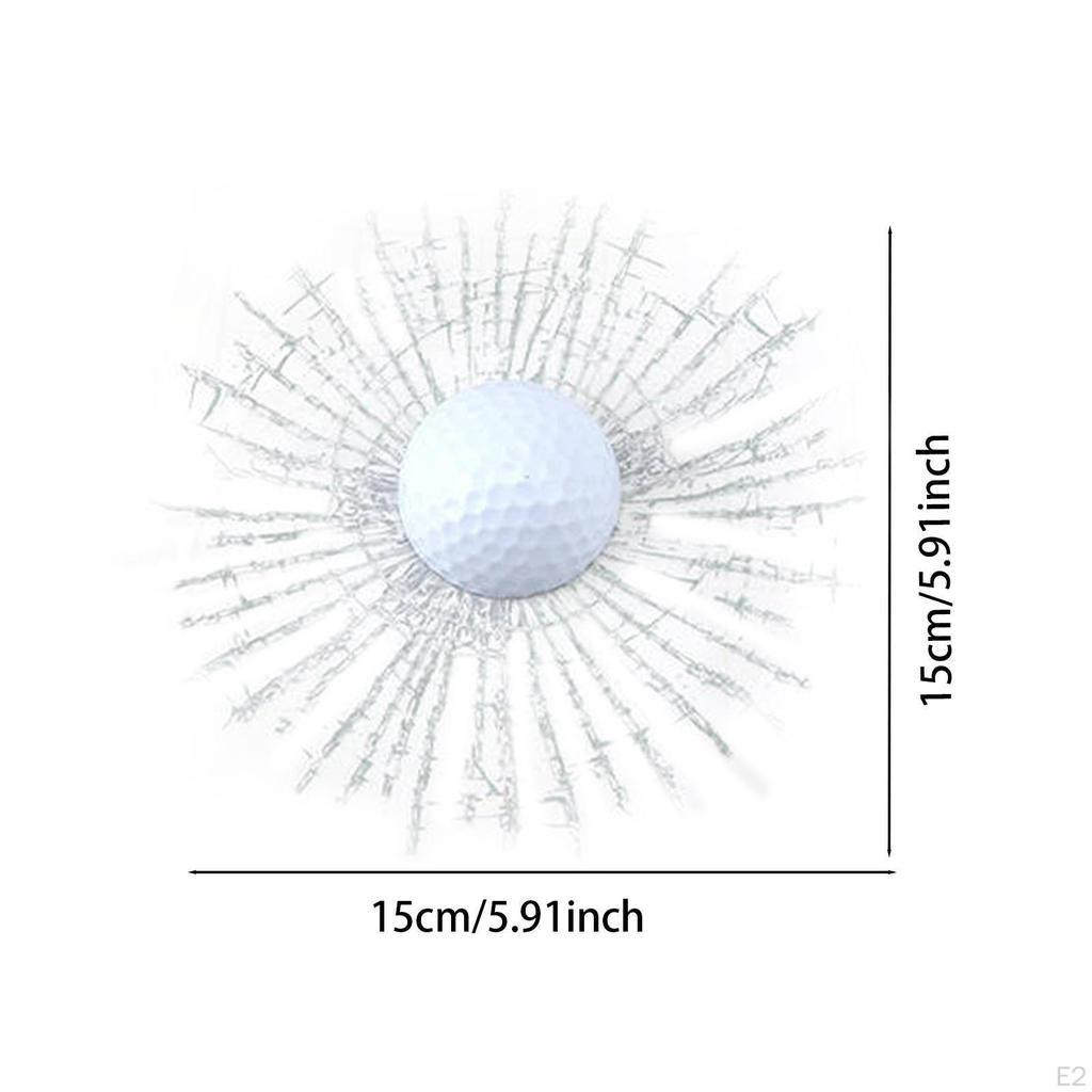 3D Стикер Разбитое Стекло Наклейки Наклейки На Автомобиль Наклейки Аксессуары Декоративные Удары Мячом В Окно