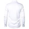 Men'S Fashionable Color Matching Dot Casual Long Sleeved Shirt
