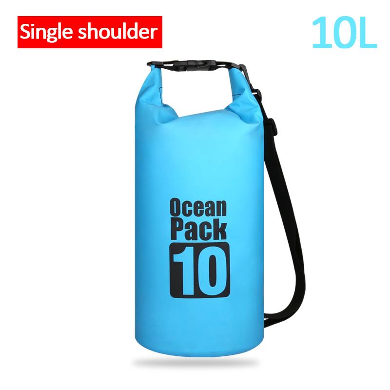 500D Waterproof Swimming Bag Dry Sack 2/5/10/15/20/30L Waterproof Floating Dry Gear Bags For Boating Fishing Rafting Swimming