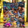 Clash Royale Theme Printed Blanket - Perfect for Couch, Bed, Travel & Outdoor Use | Machine Washable, Cozy & Durable.
