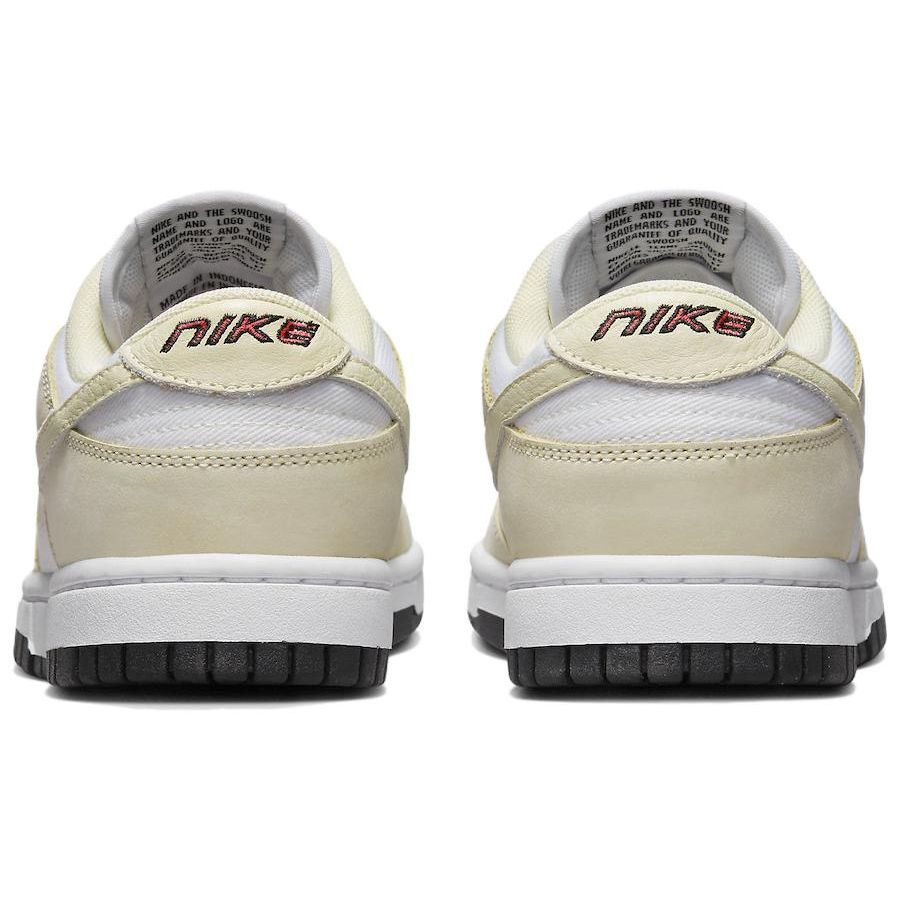 Nike Женские кроссовки Dunk Low LX Coconut Milk кремово-белые черные DZ2710-100