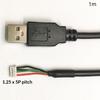 1 шт. USB 2.0 на MX1.25 Кабель с разъемом 30 см/50 см/1 м/1,5 м 4/5-контактный разъем для USB-камер Высококачественный и прочный USB A кабель