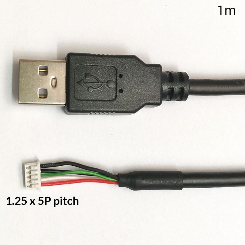 1 шт. USB 2.0 на MX1.25 Кабель с разъемом 30 см/50 см/1 м/1,5 м 4/5-контактный разъем для USB-камер Высококачественный и прочный USB A кабель