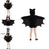 Girls Bat Cosplay Costume With Spandex Blend For Halloween Kids Party Or Stage Shows