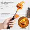 Креативный Хэллоуин Свет Светящаяся Палочка Горячая Распродажа Голова Тыквы Скелета Мигающая Игрушка Детские Принадлежности для Вечеринки Хэллоуин Светодиодные Мигающие Игрушки