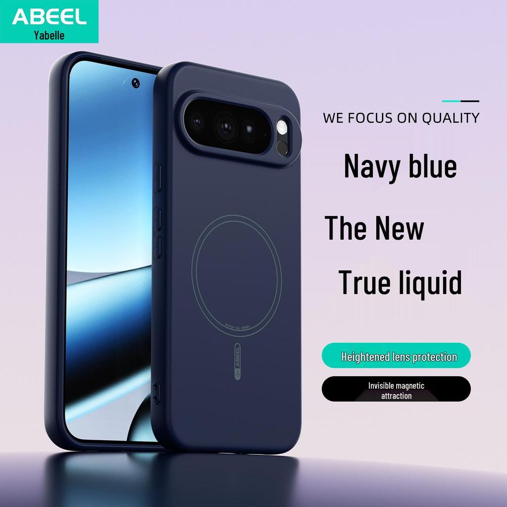 Совместим с Google Pixel 10 Pro XL, Магнитный силиконовый чехол, Защита от падения для мужчин и женщин, подходит для Pixel 9A.