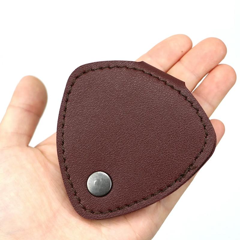 Держатель для медиаторов для акустической и электрогитары, набор медиаторов, чехол-коробка для хранения, сумка для плектров из ПУ кожи