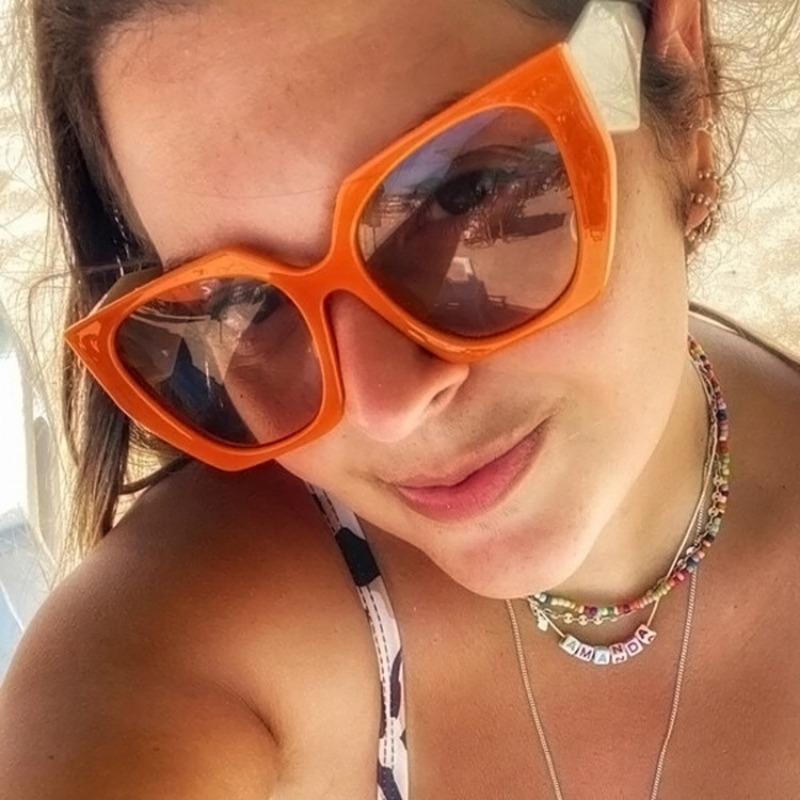 Shades for Men Women Fashion Irregular Oversized UV400 Women Gradient Polygon Sunglasses Big Frame Modern Vintage Eyewear