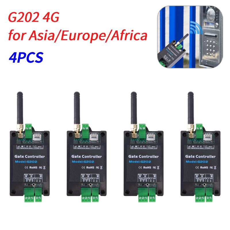 1-5 шт. GSM 2G 4G LTE Контроллер открывателя ворот G202 G201 SMS Дистанционное управление Реле-переключатель Беспроводной открыватель двери 850/900/1800/1900 МГц