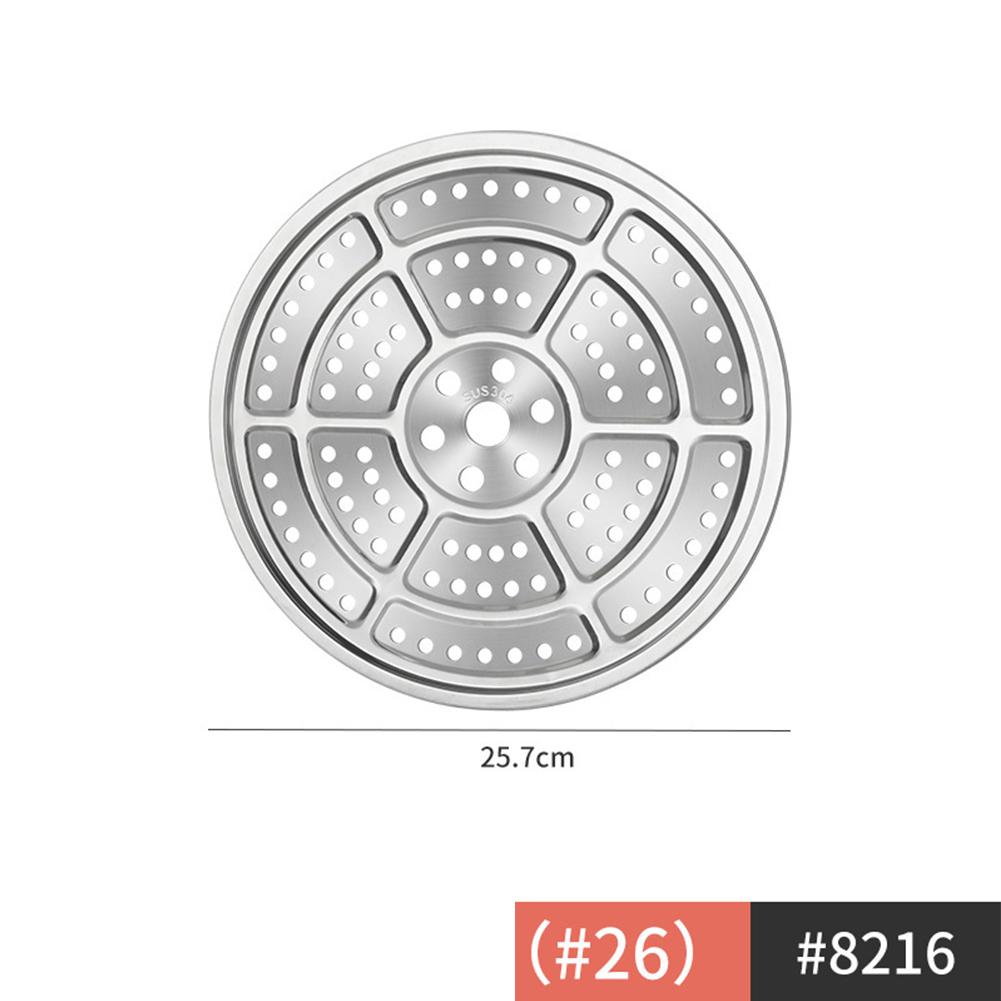 Steamer Tray Round Steamer Rack Steaming Plate Steamer Tray 15.5cm-39cm 304 Stainless Steel Cookercanner Accessories