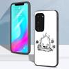 Аниме Милый Чехол-Калькулятор Кальцифер для Samsung S26 S25 S24 FE S23 S22 S21 Plus S20 Ultra Note20Ultra Черная Стеклянная Крышка