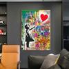Graffiti Street Wall Art Pop Art Posters Portraits of Famous People Abstract Oil Paintings Printed Living Room Home Decor