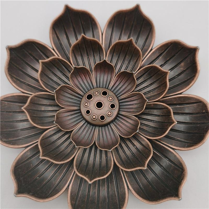 Ретро курильница Lotus Plate Stick Holder