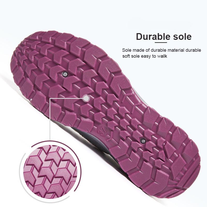 Женские кроссовки для бега из трикотажной дышащей сетки с эффектом памяти из хлопка, повседневные кроссовки с удобной мягкой подошвой для мам среднего возраста