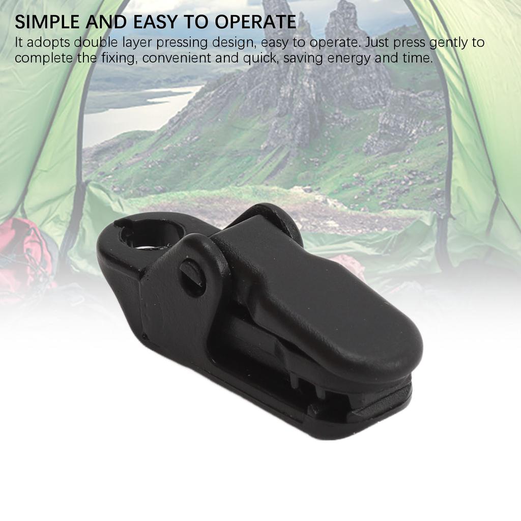 10 шт. Пластиковый зажим для тента в виде крокодиловой пасти, зажим для тента для кемпинга на открытом воздухе