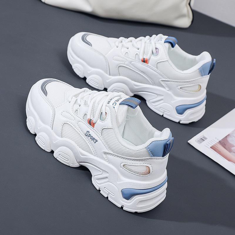 Summer New Sports Shoes Women's Breathable Versatile Casual Shoes Dad Shoes Low Top