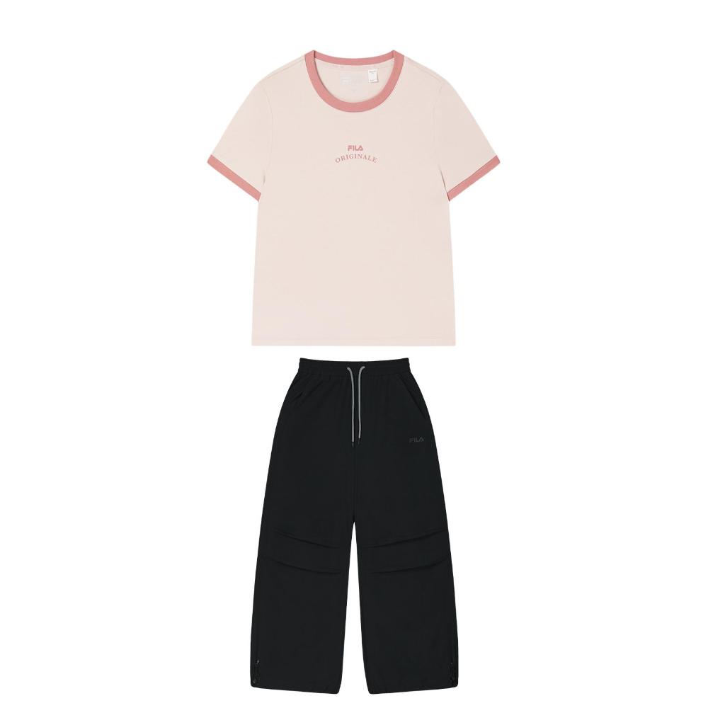 Новый повседневный костюм FILA ORIGINALEBIELLA женский F11W529112F+F11W529805F