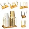 Nordic Style Disposable Cup Holder Multifunctional Paper  Cups Picker Cup Storage Rack  Desktop