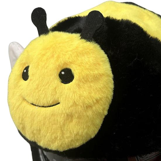 Плюшевый чехол для шлема мотоцикла, декоративный, пылезащитный, универсальный, мультяшный, с изображением дьявола, кролика, пчелы, Санта-коровы, мотоцикла, полный защитный шлем