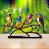 Bird Desktop Ornament Modern Acrylic Bird Figurine Decorative Art Ornaments for Cabinets Offices Living Room Home Decor