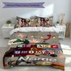 3pcs Custom Name Wallace and Gromit Bedding Set,Includes 1 Duvet Cover and 2 Pillowcases,All-season Bedroom Decor