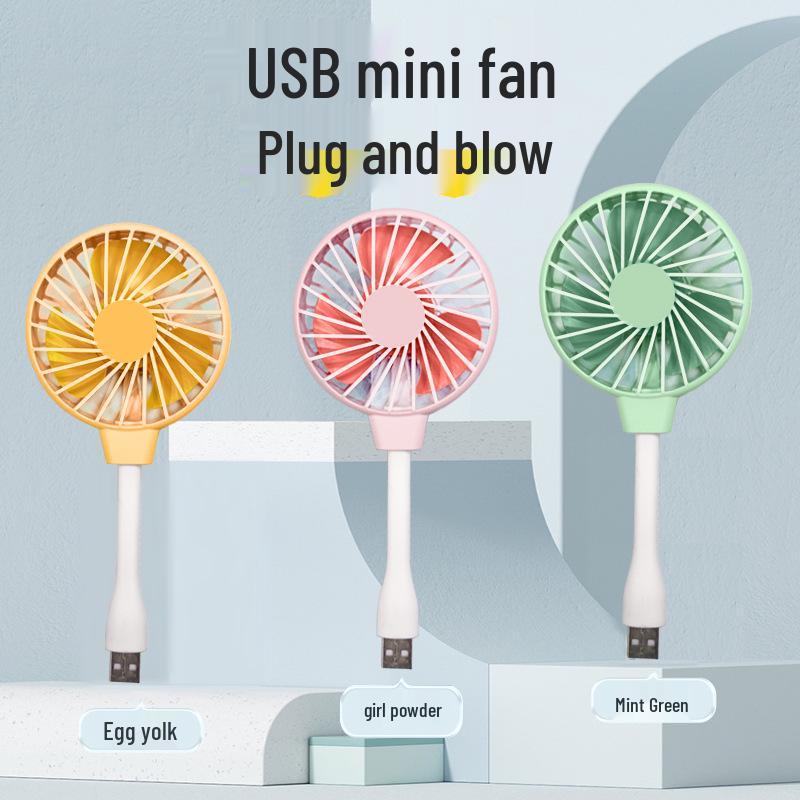 Portable USB Rechargeable Mini Desktop Fan for Students