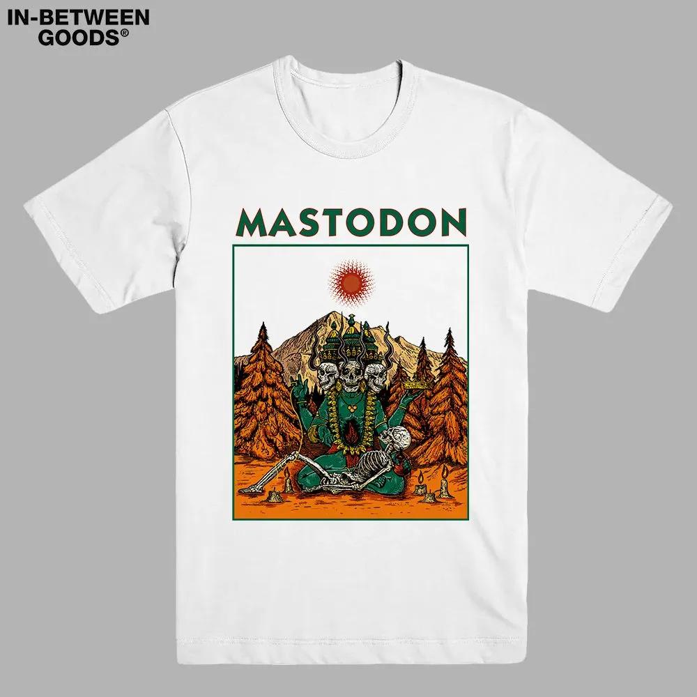 Унисекс Хлопковая Футболка с Коротким Рукавом и Круглым Вырезом Mastodon