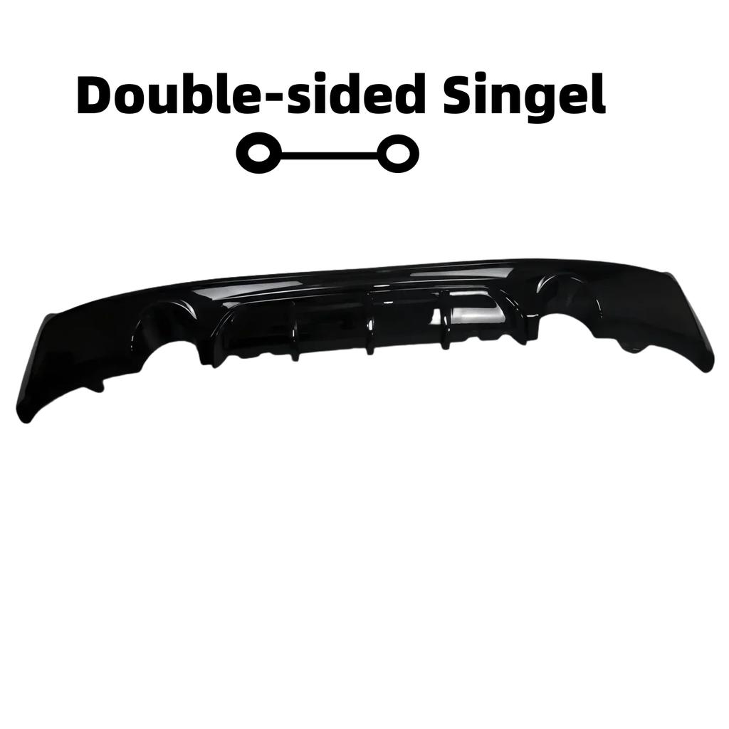 MP Style Gloss Black Rear Bumper Diffuser Splitter For Bmw F22 F23 2 Series M-Sport 230i M235i M240i 2014-2021 Tuning Bodykits