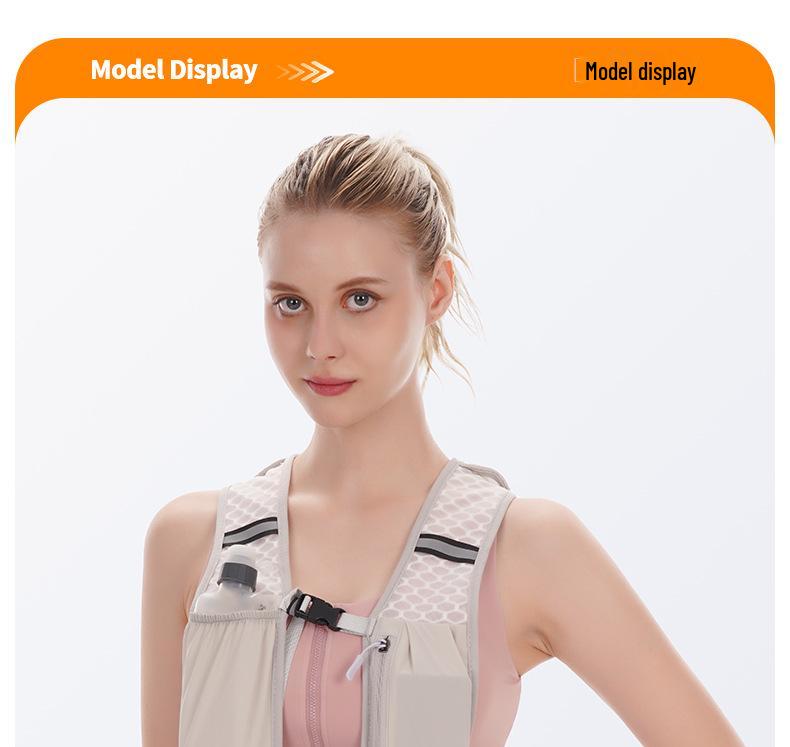 Унисекс Жилет для Бега по пересеченной местности и Пешего Туризма с Держателем для Бутылки Воды – Портативное Снаряжение для Активного Отдыха