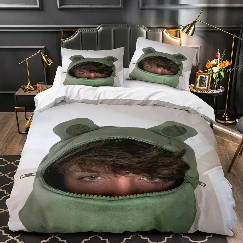 3D Print Karl Jacobs Bedding Set Duvet Cover Sheet Printed Bed Set Pillowcase Bed Full Queen King Size Comforter Bedroom