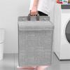 Foldable Laundry Hamper Large Capacity Storage Basket Wall Hanging Multifunctional Organizer For Clothes Toys Bedding