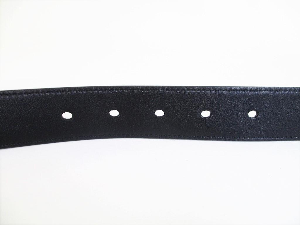 Authentic Saint Laurent Paris YSL Yves Saint Laurent Leather Belt Size 89-99cm #7974 Refurbished