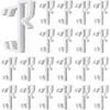 30 Pack Blind Valance Clips 1 Inch Vertical Blind Valance Clips White Hidden Plastic Clips for Blinds for Horizontal Blinds,zxl