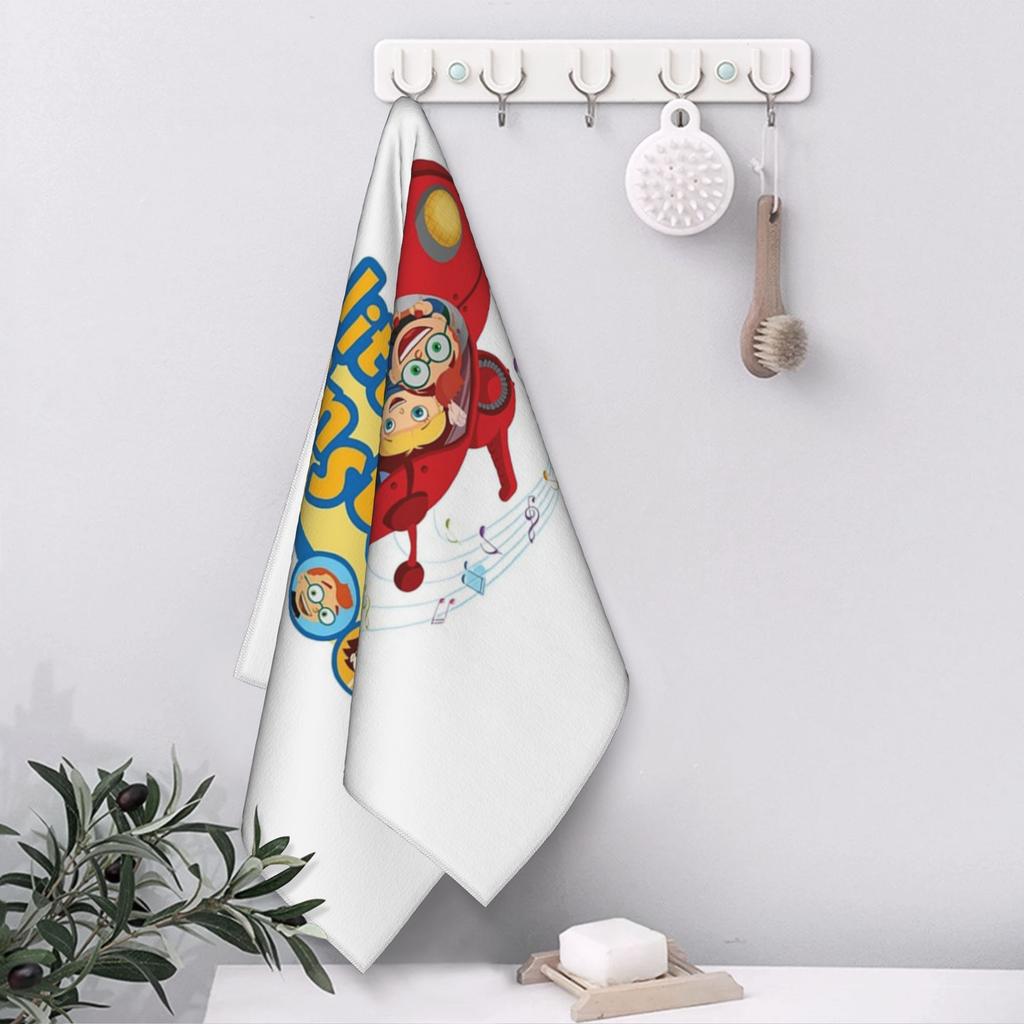 Funny Little Einsteins clothes little einsteins car Soft Face Towel Quick Dry Pool Bath Cotton Towels Absorbent Quick