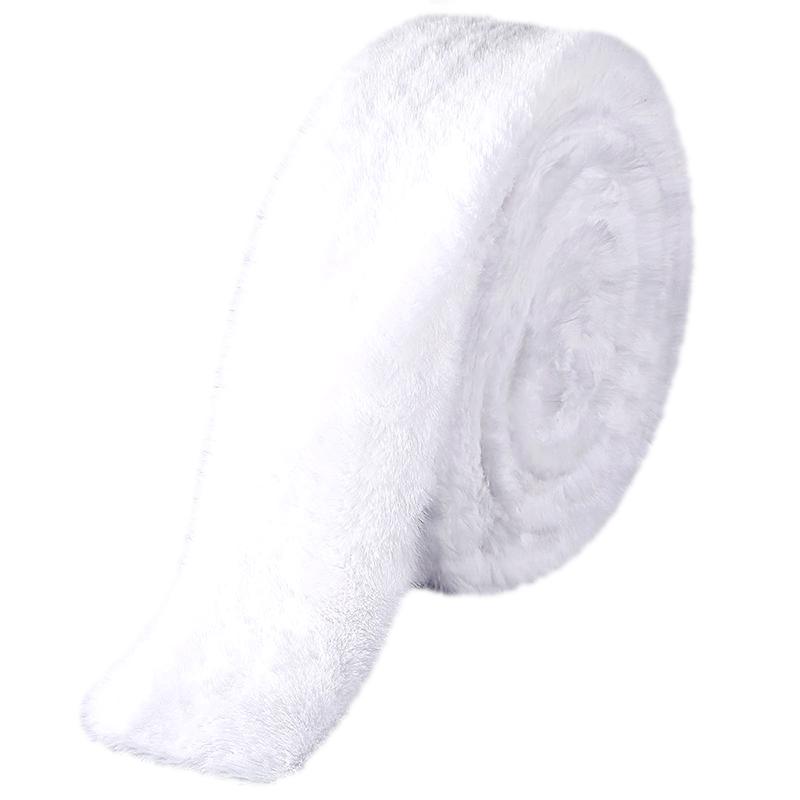 1.5M Artificial Fur Ribbon Christmas Decorations Imitation Rabbit Hair Strips Christmas Doll Ribbon