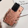 Красивый Розовое Золото Арт Ударопрочный Чехол для Телефона для Samsung Galaxy S26 Edge S25 Ultra S24 FE S23 Plus S21 Чехол Защита от Падения Fundas
