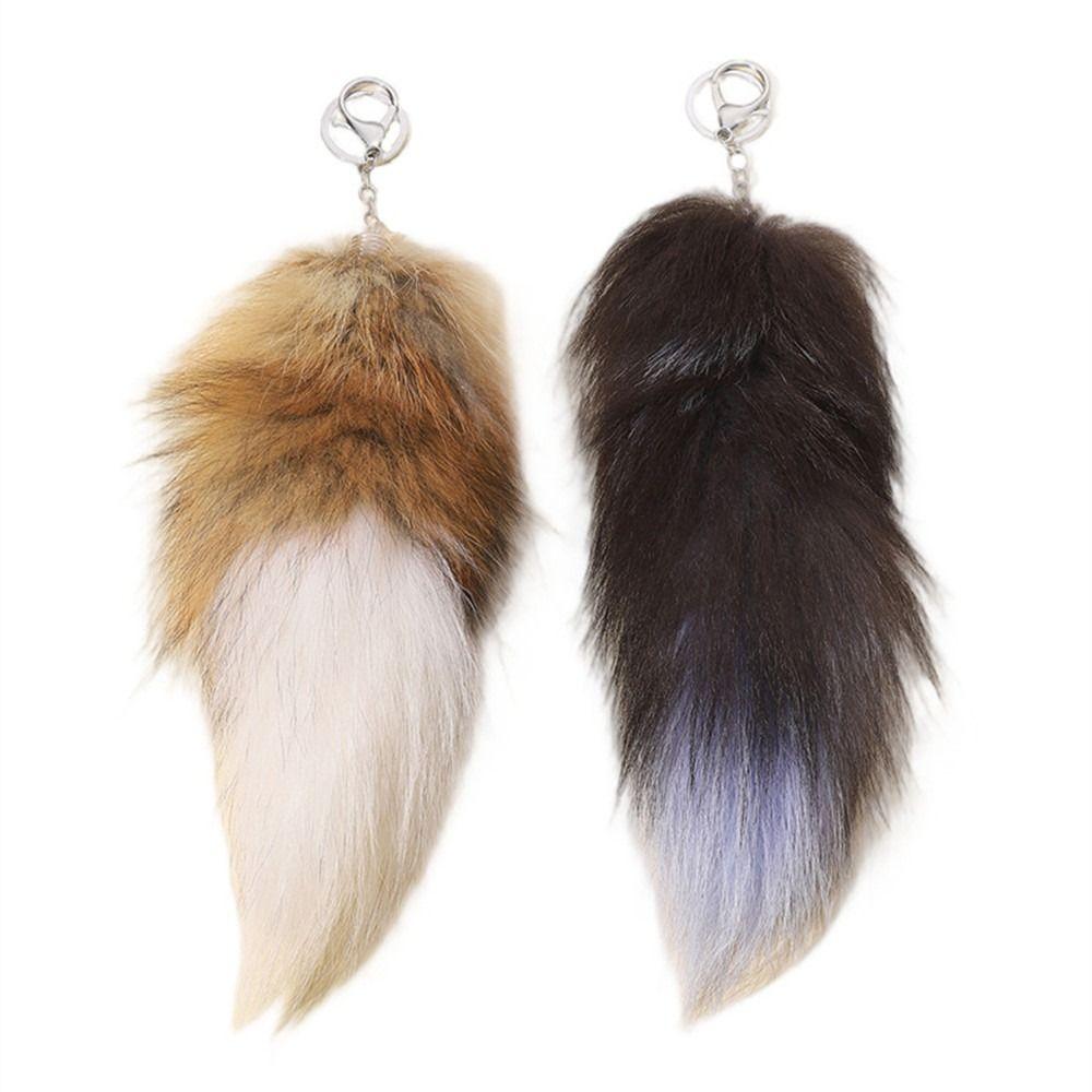 Bag Charm Plush Fur Keyring Bag Tassel Pompom Pendant Fashion Animal Tail Pendant Handbag Pendant