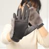 Touchable Screen Winter Gloves Suede Driving Mittens New Touch Screen Gloves  Outdoor Sports