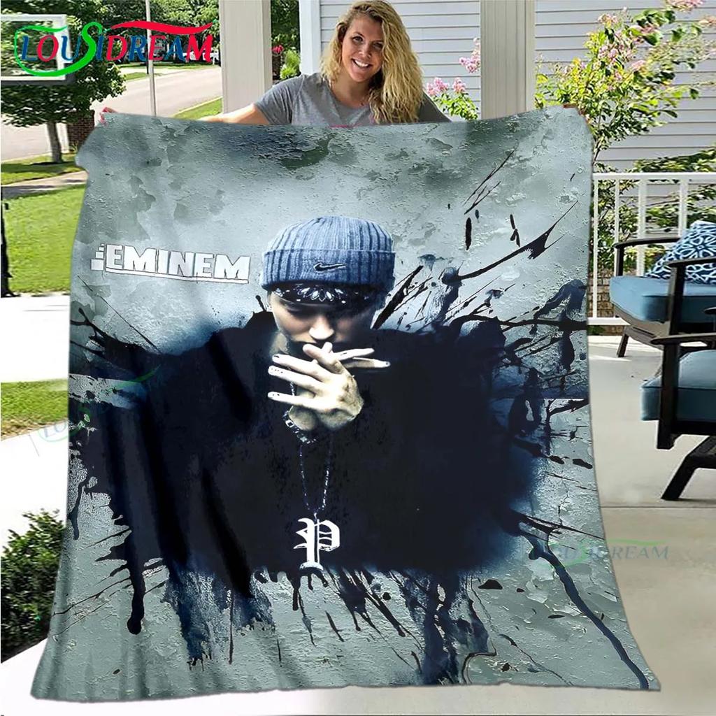 Поп-певец E-Eminem Плед, Фланелевый плед для дома, спальни, кровати, дивана, пикника, офиса, походов, отдыха, дневного сна, подарок на день рождения