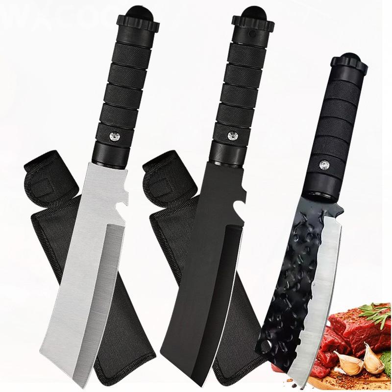 WXCOO Кованый нож для разделки с чехлом Мясной нож Профессиональный кухонный Разделочный нож для свиней Рыбы Фруктов Стальной Нержавеющая сталь Нож