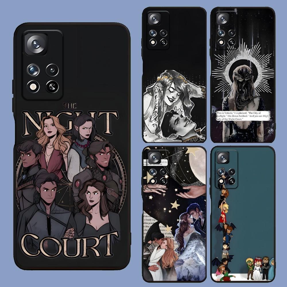 Чехол для телефона Acotar A Court of Mist and Fury для Samsung Galaxy A13, A21s, A22, A31, A32, A52, A53, A71, A80, A91 Мягкая черная крышка