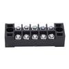 TB‑1505L Terminal Block 5 Positions 600V 15A Dual Row Screw Terminals Strip for Distribution Boxes Distribution Cabinets
