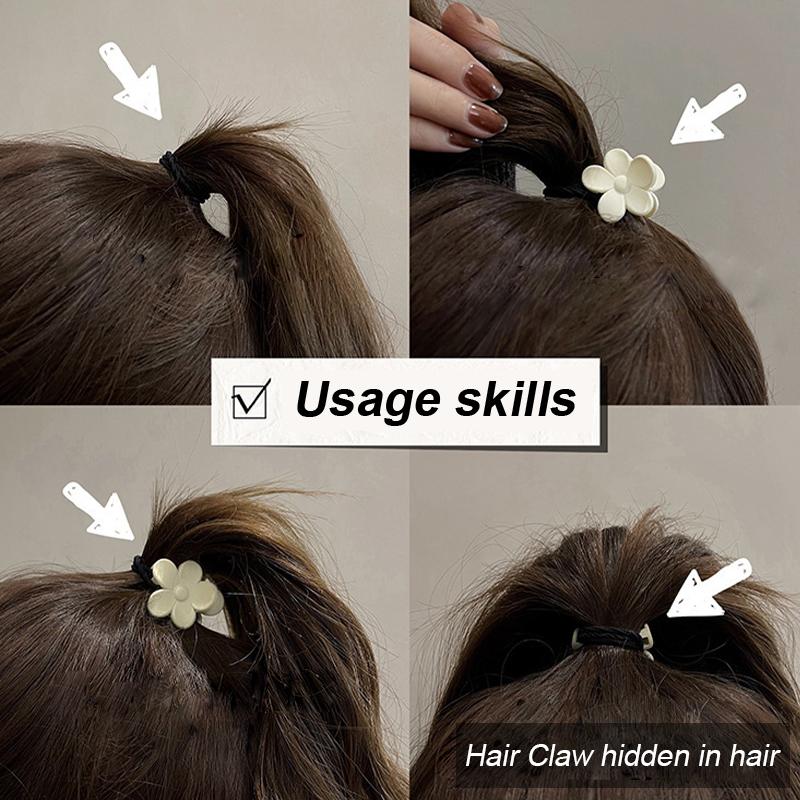 1 шт. милые заколки для волос с цветком для девочек, заколки-крабы, женские шпильки, заколки-крабы, держатели для хвостиков, головные уборы, аксессуары для волос
