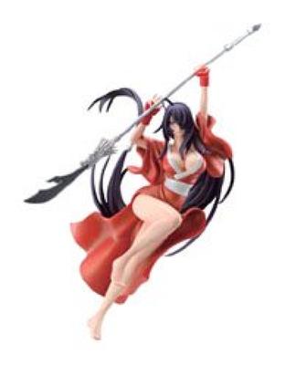 Ikki Tousen Great Guardians Кану Унчоу Масштаб ПВХ (Версия нижнего белья) (1/8 Предварительно раскрашенная фигурка)
