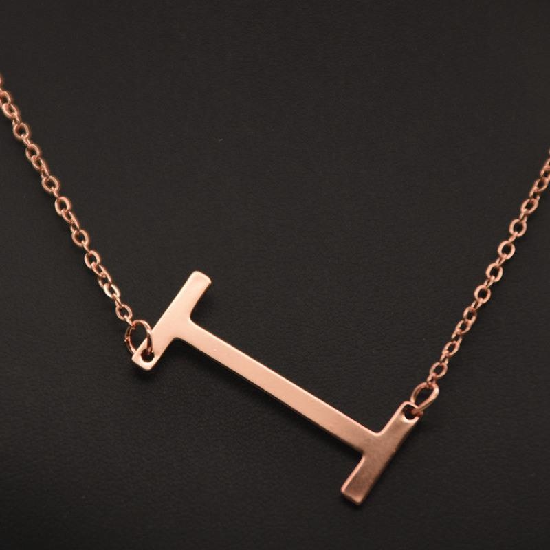 Женское ожерелье из 26 английских букв с орнаментом, пульсирующая цепочка, персонализированное ожерелье с буквами