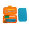Orthodontic Aligner Tooth Chew Chewies Storage Case Dental Care Kits Invisable Braces Aligners Portable Detachable Toothbrush