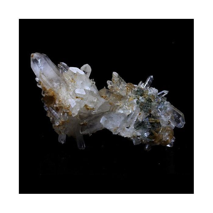 Pierres et Minéraux. Quartz + Chlorite + Siderite. 120.0 ct. Vizille, Isère, France..