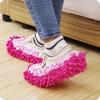 Washable Chenille Mop Slippers Floor Cleaning Shoes with Detachable Soles Non-Slip House Cleaning Dust Mop Shoes for Men Women