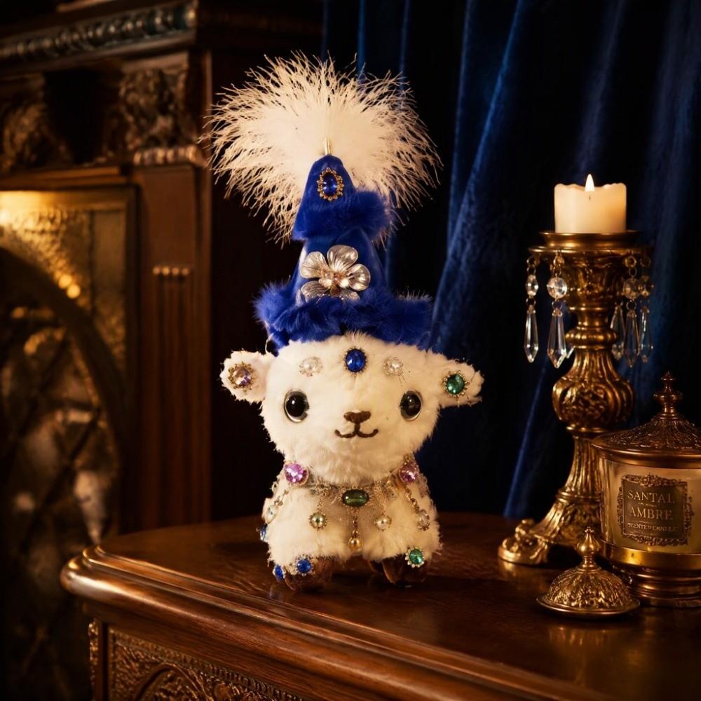 PP Cotton Sheep Figurines Fluffy Sheep Sheep Keychain Lamb Plush Toy  Tourist Souvenirs