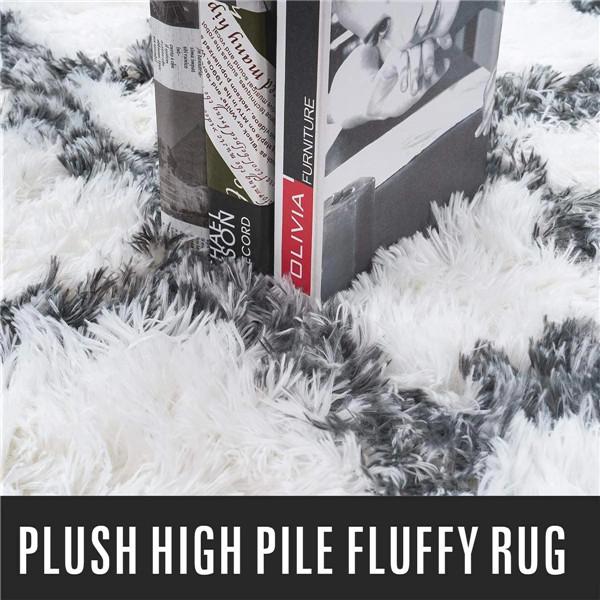Ультра мягкие современные коврики лохматый коврик для детской комнаты домашний декор плюшевый ковер плюшевый ковер напольный коврик пушистый коврик